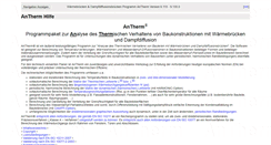 Desktop Screenshot of hilfe.antherm.eu
